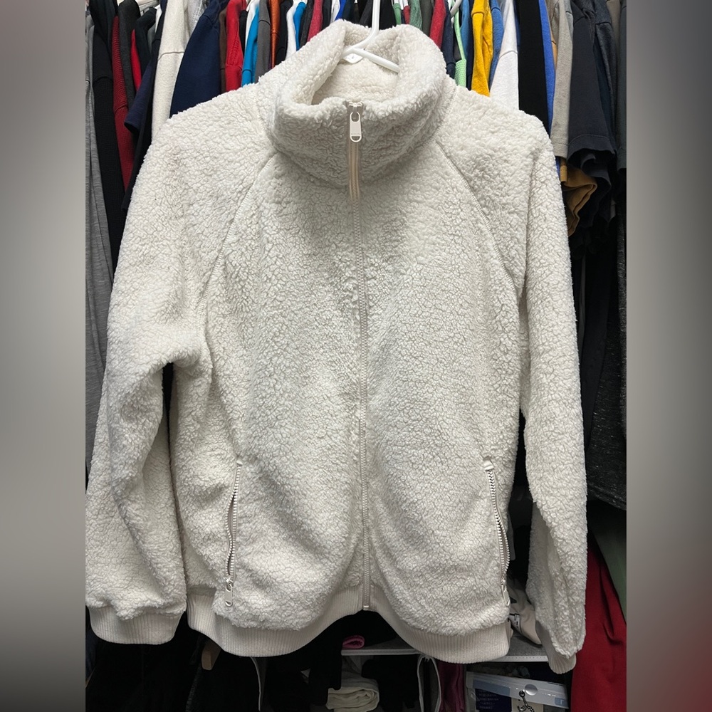 Athleta Sherpa Jacket L NWOT